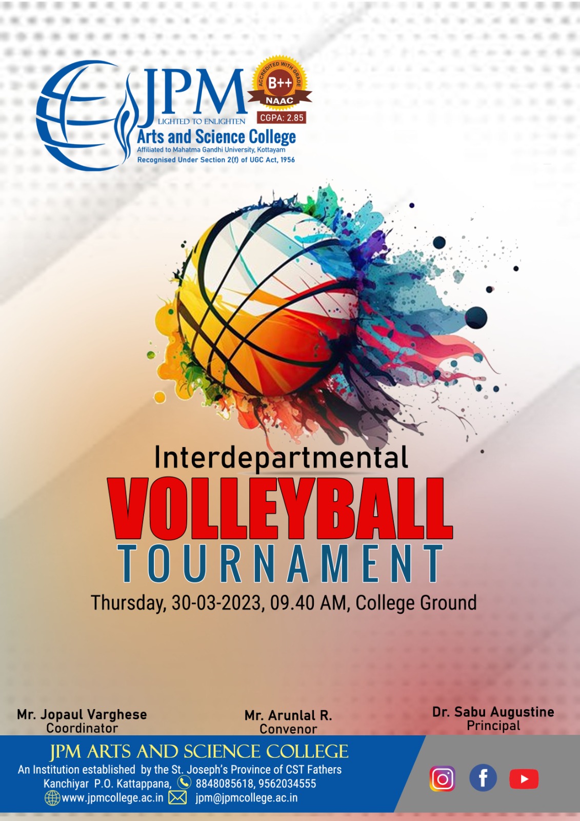 Interdepartmental Volleyball tournament